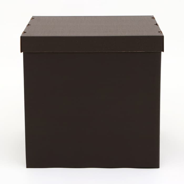 Коробка для воздушных шаров, Чёрная 60×60×60 см