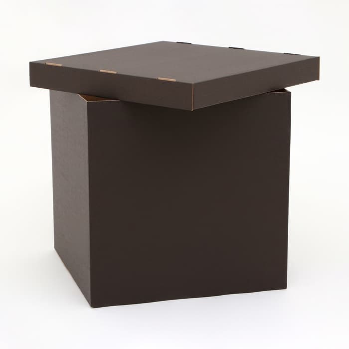 Коробка для воздушных шаров, Чёрная 60×60×60 см