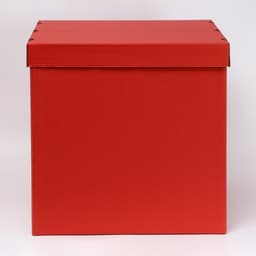 Коробка для воздушных шаров, Красная, 60×60×60 см