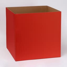Коробка для воздушных шаров, Красная, 60×60×60 см