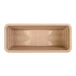 Ящик балконный для цветов, 6 л, 40×17×13.5 см, пластиковый, цвет капучино