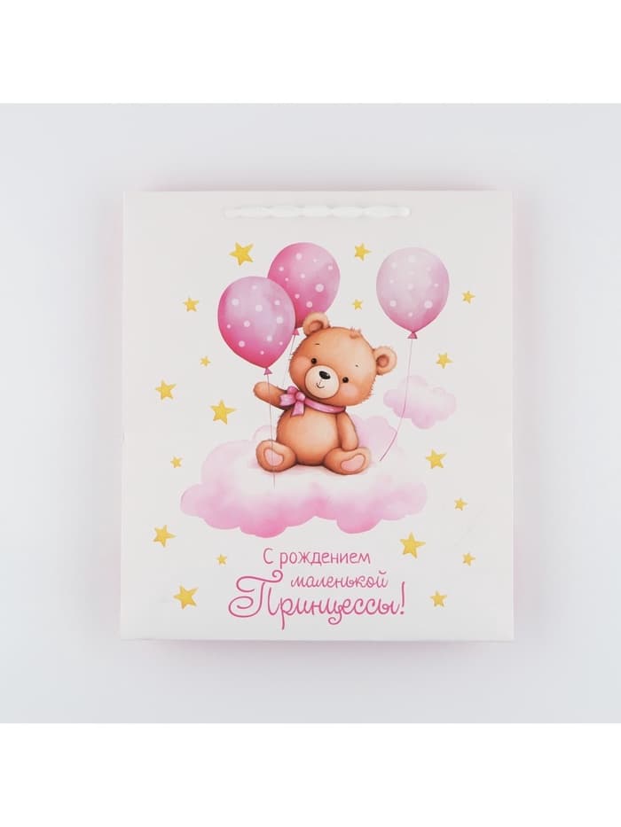 Пакет ламинированный «Принцессе», M 25.5 х 30 х 9 см