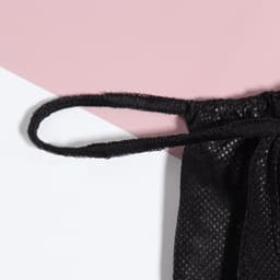 Набор одноразовых трусов, танга, универсальные, 50 шт., чёрный