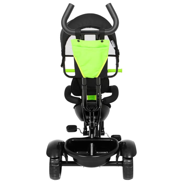 Велосипед детский трёхколёсный COSMORIDE MX-03GN, с родительской ручкой, диаметр колёс 8" и 10", зелёный, чёрный