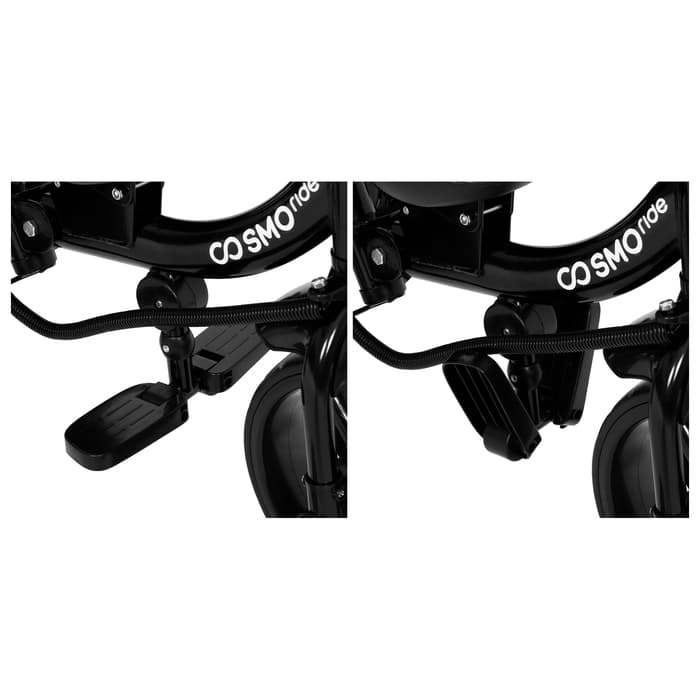 Велосипед детский трёхколёсный COSMORIDE MX-03GN, с родительской ручкой, диаметр колёс 8" и 10", зелёный, чёрный