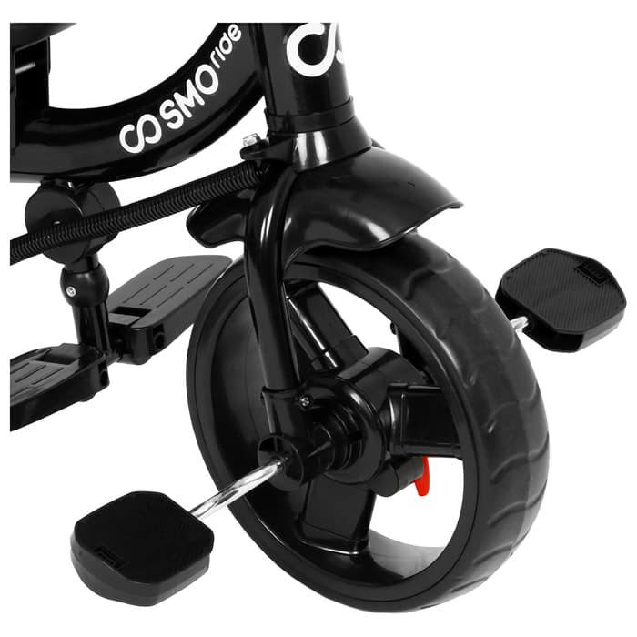 Велосипед детский трёхколёсный COSMORIDE MX-03GN, с родительской ручкой, диаметр колёс 8" и 10", зелёный, чёрный