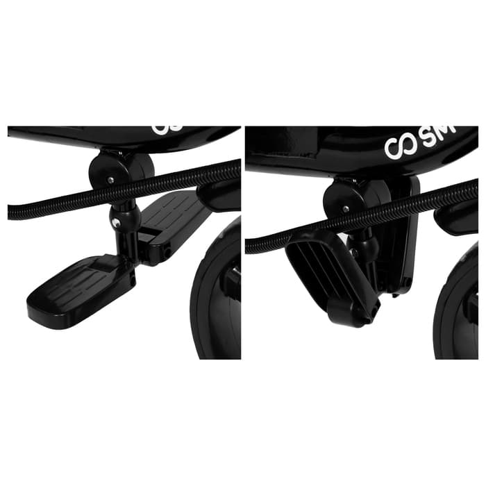 Велосипед детский трёхколёсный COSMORIDE MX-03PK, с родительской ручкой, диаметр колёс 8" и 10", розовый, чёрный