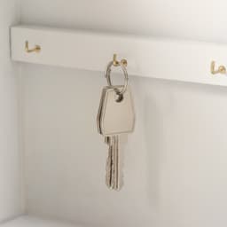 Ключница настенная «Сакура и самурай», дерево, 6 крючков, 26.5×20.8×6.3 см