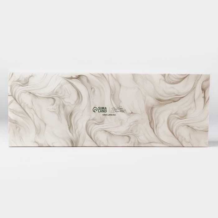 Коробка для кондитерских изделий новогодняя с пластиковой крышкой «С Новым годом», 30×8×11 см