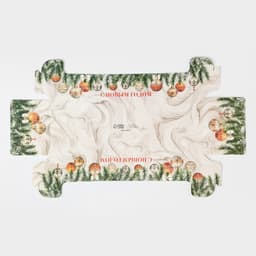 Коробка для кондитерских изделий новогодняя с пластиковой крышкой «С Новым годом», 30×8×11 см