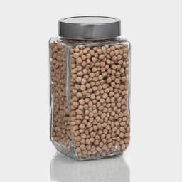 Банка для сыпучих Доляна «Призма», 1 л, 9×18.5 см, с металлической крышкой, стекло, прозрачная