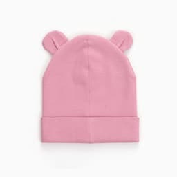 Шапка для девочки, размер 40-42 (3-6 мес.), светло-розовая