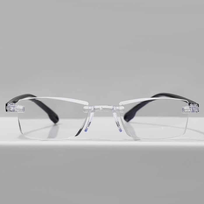 Готовые очки Vostok 503 BLACK, +2.50, прозрачные, чёрные