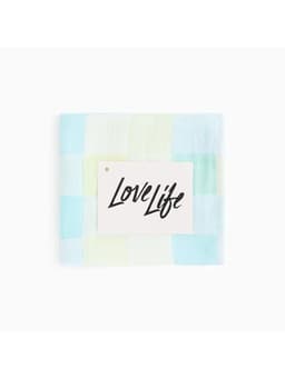 Полотенце LoveLife «Клеточки», 26×50 см, хлопок 100%, голубое