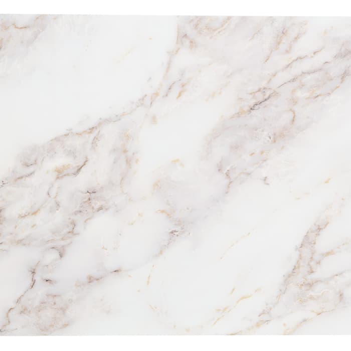 Кухонный фартук на стену «Мрамор браво», 3000×600 мм, цвет белый/бежевый