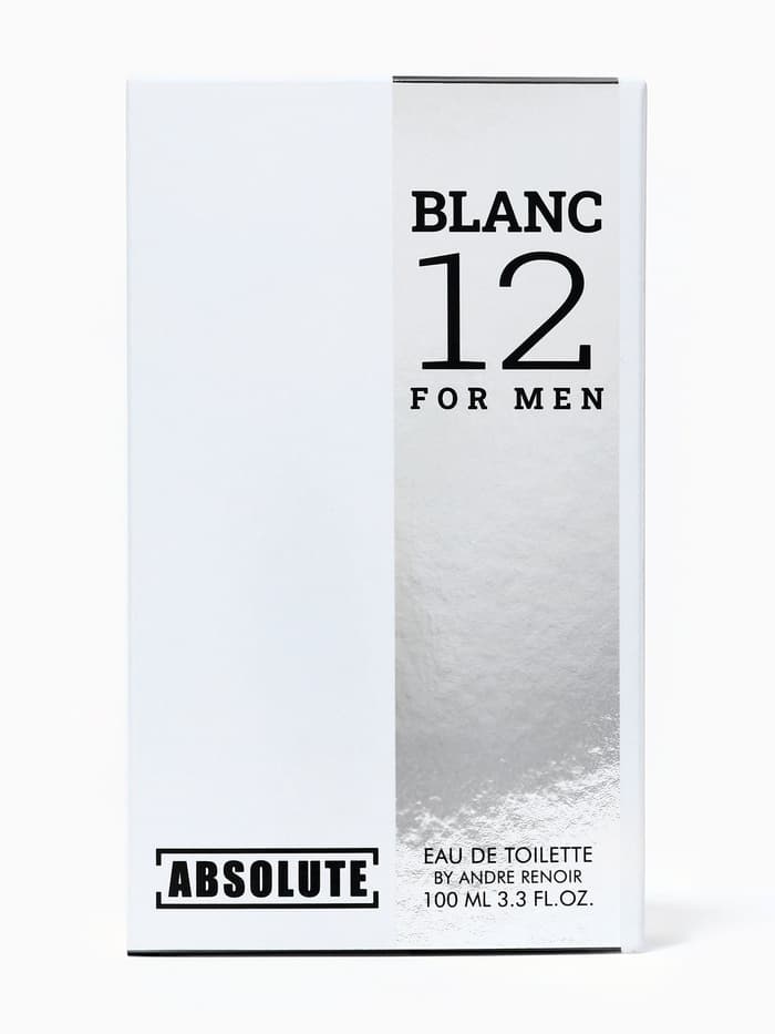 Туалетная вода мужская Absolute Blanc 12 (по мотивам Lacoste 12.12. Blanc), 100 мл