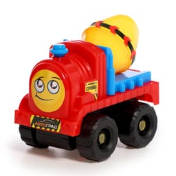 Машинки инерционные «Весёлая стройка», набор 4 шт., с аксессуарами, цвета МИКС