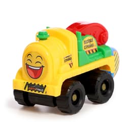 Машинки инерционные «Весёлая стройка», набор 4 шт., с аксессуарами, цвета МИКС