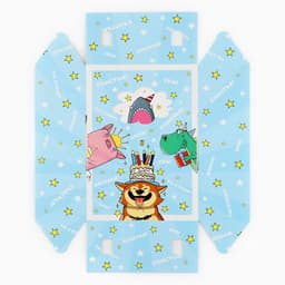 Коробка складная «С днём рождения », 21×15×7 см