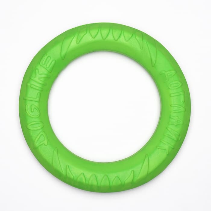 Кольцо «ДогЛайк» d=2611, 8-мигранное, большое, d=30.5 см, зелёное