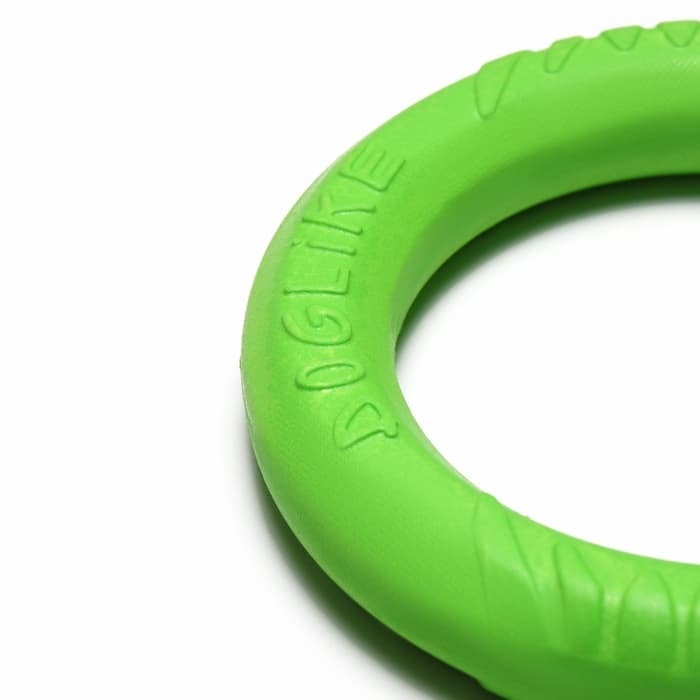 Кольцо «ДогЛайк» D-5195, 8-мигранное, миниатюрное, d=16.5 см, зелёное
