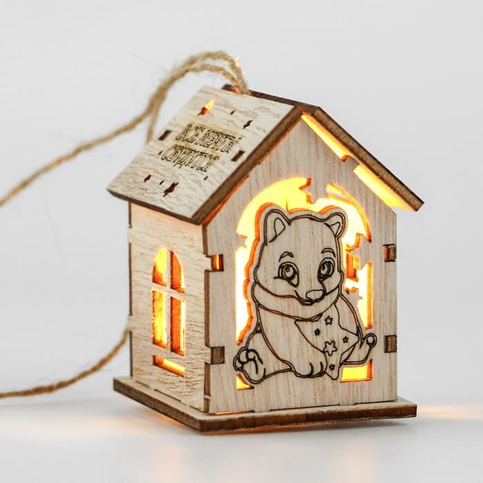 Ёлочная игрушка «Новый год: Загадай желание», 6×4.5 см