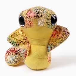 Мягкая игрушка «Змея. Кобра», 17 см, цвет жёлтый