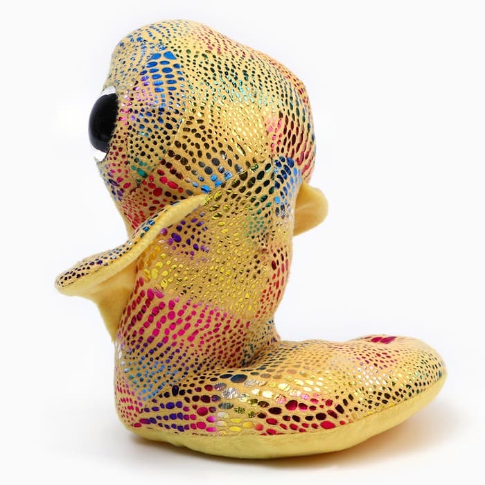 Мягкая игрушка «Змея. Кобра», 17 см, цвет жёлтый