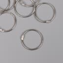 Кольца для творчества (фотоальбомов) «Серебро», внутренний d=3.5 см, внешний d=4 см, набор 10 шт.