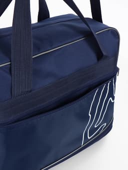 Сумка дорожная 20" на 4 колёсах, отдел на молнии, с увеличением, наружный карман, длинный ремень, синяя