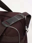 Сумка дорожная 20" на 4 колёсах, отдел на молнии, с увеличением, наружный карман, длинный ремень, коричневая