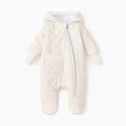 Комбинезон демисезонный «Крошка Я», рост 62-68 см, молочный