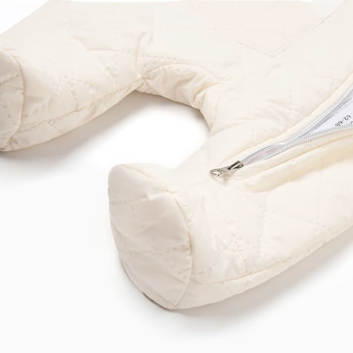 Комбинезон демисезонный «Крошка Я», рост 62-68 см, молочный