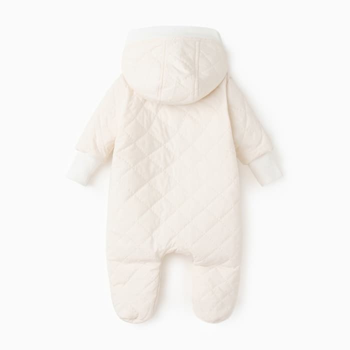 Комбинезон демисезонный «Крошка Я», рост 62-68 см, молочный