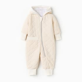 Комбинезон демисезонный «Крошка Я», рост 74-80 см, молочный