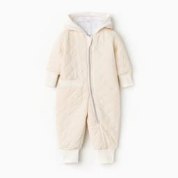 Комбинезон демисезонный «Крошка Я», рост 74-80 см, молочный