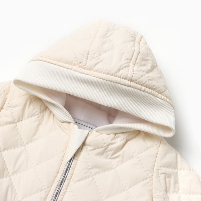 Комбинезон демисезонный «Крошка Я», рост 74-80 см, молочный