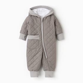 Комбинезон демисезонный «Крошка Я», рост 74-80 см, серый