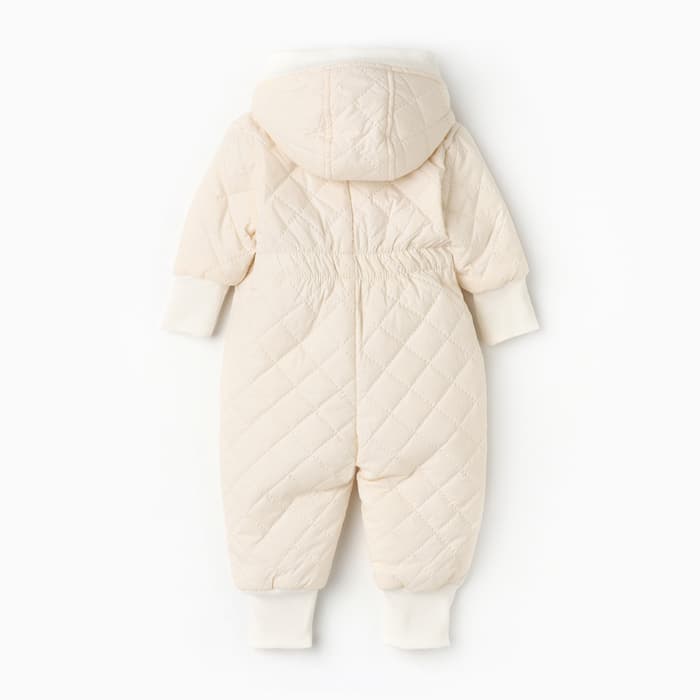 Комбинезон демисезонный «Крошка Я», рост 86-92 см, молочный