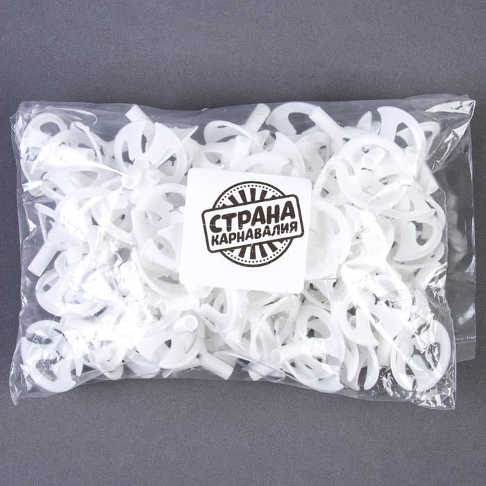 Держатель для шаров, d=5 мм, 100 шт., белые