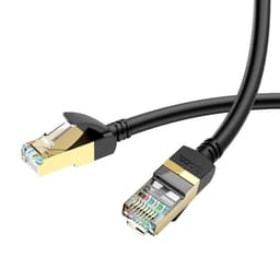 Патч-корд Hoco US02, RJ45-RJ45 1 м, чёрный