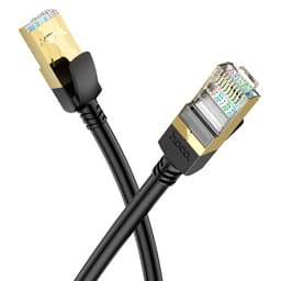 Патч-корд Hoco US02, RJ45-RJ45 1 м, чёрный