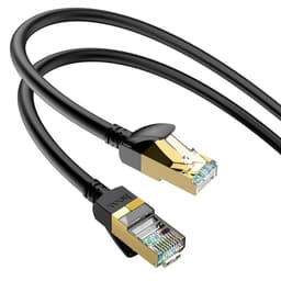 Патч-корд Hoco US02, RJ45-RJ45 1 м, чёрный