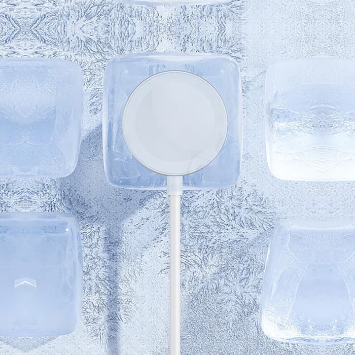 Зарядное устройство для Hoco CW39C, беспроводное, для смарт-часов, Type-C, 1.2 м, 1 А, белое