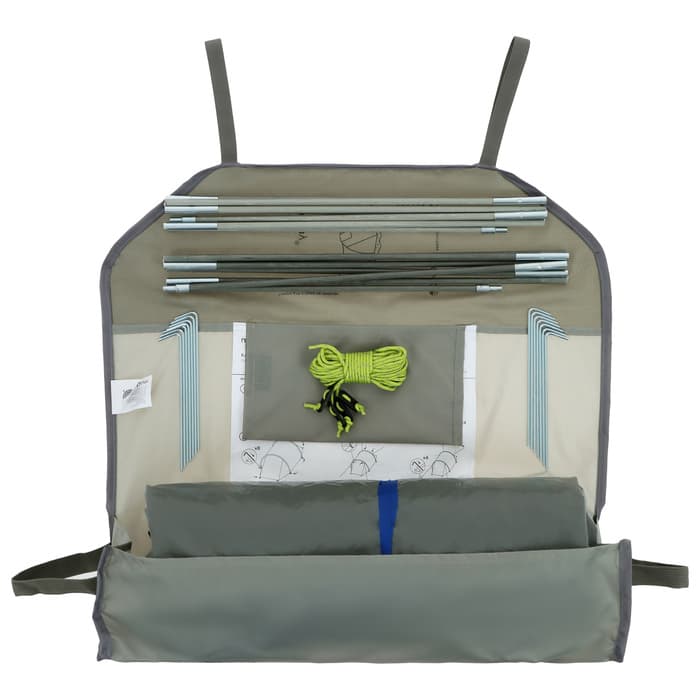 Палатка туристическая 3-местная maclay KAMA 3, 300×180×110 см, трекинговая, однослойная, с тамбуром, зелёная