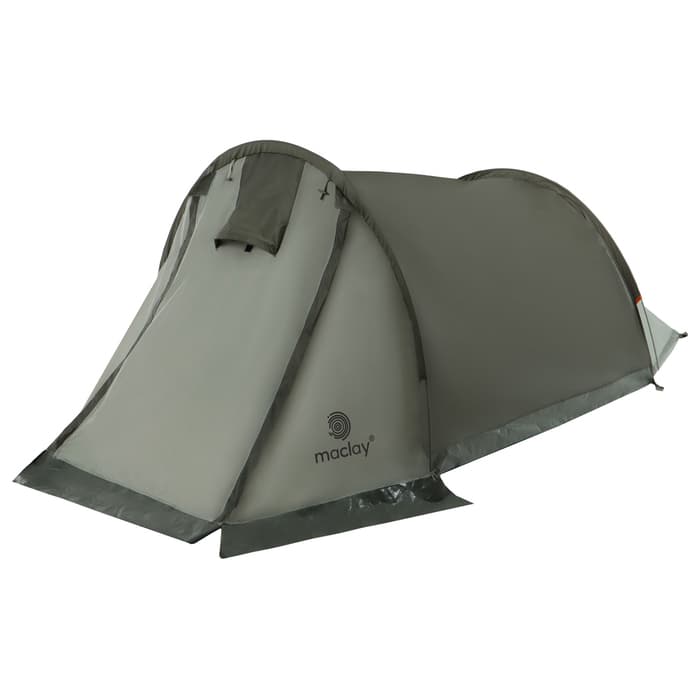 Палатка туристическая 3-местная maclay KAMA 3, 300×180×110 см, трекинговая, однослойная, с тамбуром, зелёная