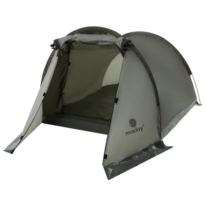 Палатка туристическая 3-местная maclay KAMA 3, 300×180×110 см, трекинговая, однослойная, с тамбуром, зелёная