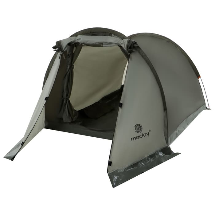 Палатка туристическая 3-местная maclay KAMA 3, 300×180×110 см, трекинговая, однослойная, с тамбуром, зелёная