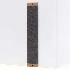 Когтеточка «Пижон», 50×10 см, ДВП, ковролин, серая