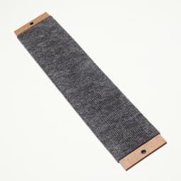 Когтеточка «Пижон», 50×10 см, ДВП, ковролин, серая